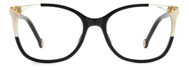 Designer Women Carolina Herrera Eyeglasses: HER 0113/G - Black Ivory- SpecSMART Eye Clinic (Front View)
